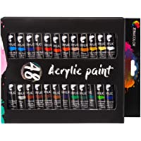 48 Tubos de Pintura Acrílica 12mL Zenacolor - Set para lienzos y manualidades